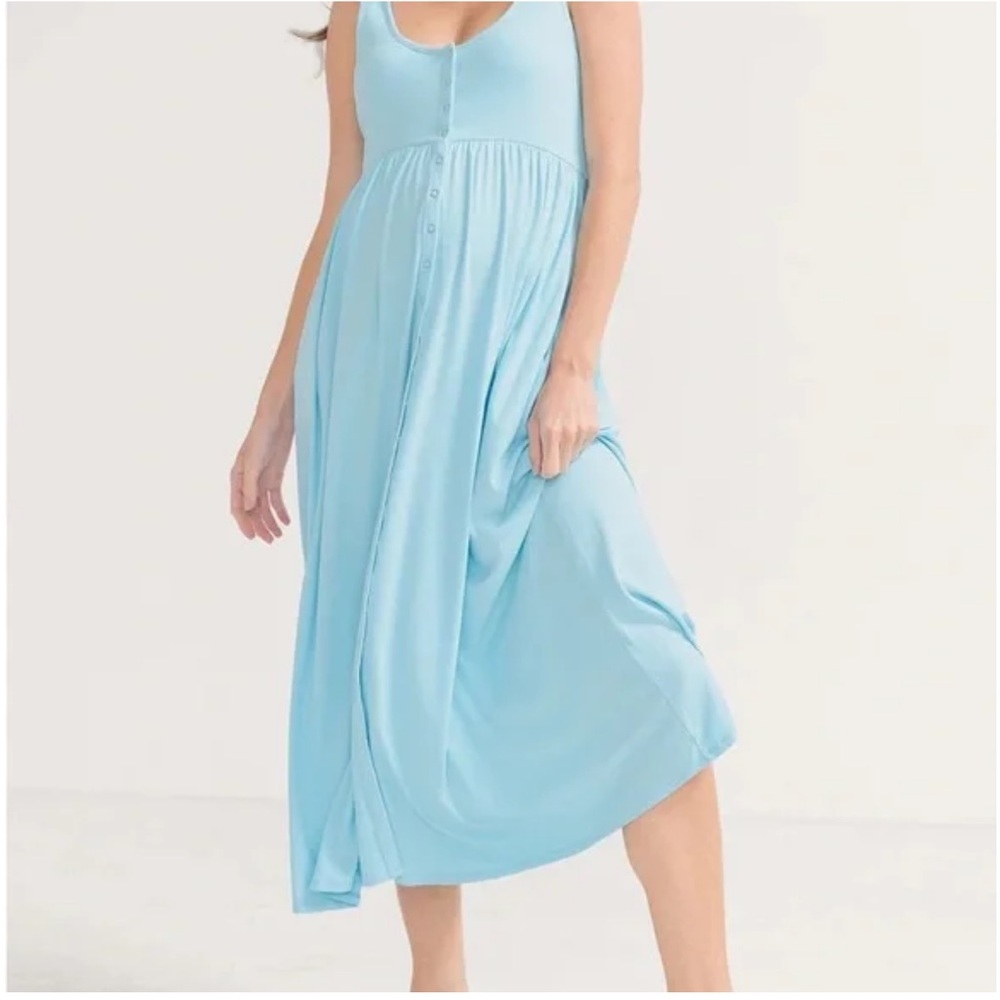Hatch The softest ribbed tank nursing and maternity dress